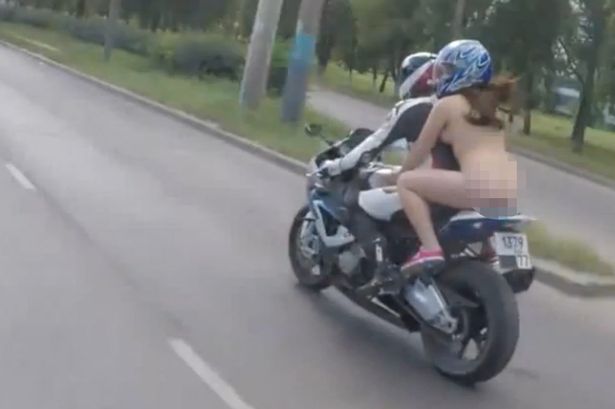 Naked biker 1