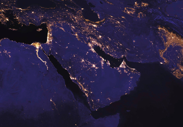 040 middle east night sky