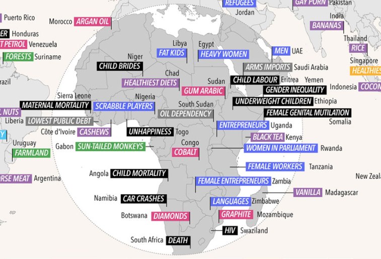 international number ones statistics world map 2016 6