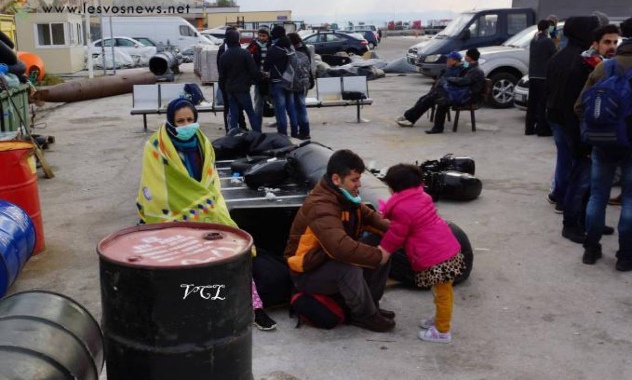 Λέσβος: Περίπου 500 μετανάστες αφίχθησαν μέσα σε λίγες ώρες (photos)