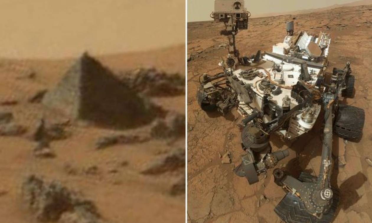 Πυραμίδα στον... Άρη εντόπισε το Curiosity Rover της NASA - Δείτε τη φωτογραφία!