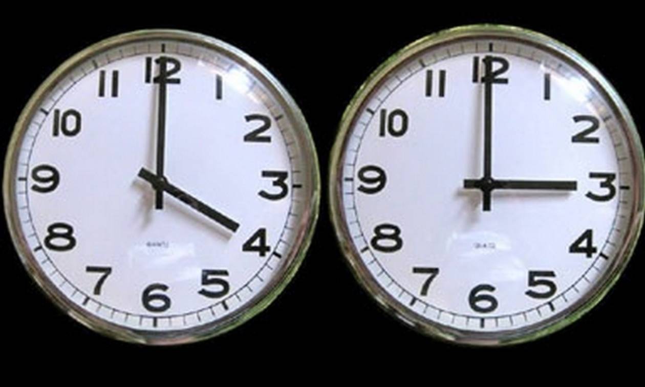 Αλλαγή ώρας: Την Κυριακή μια ώρα πίσω οι δείκτες των ρολογιών