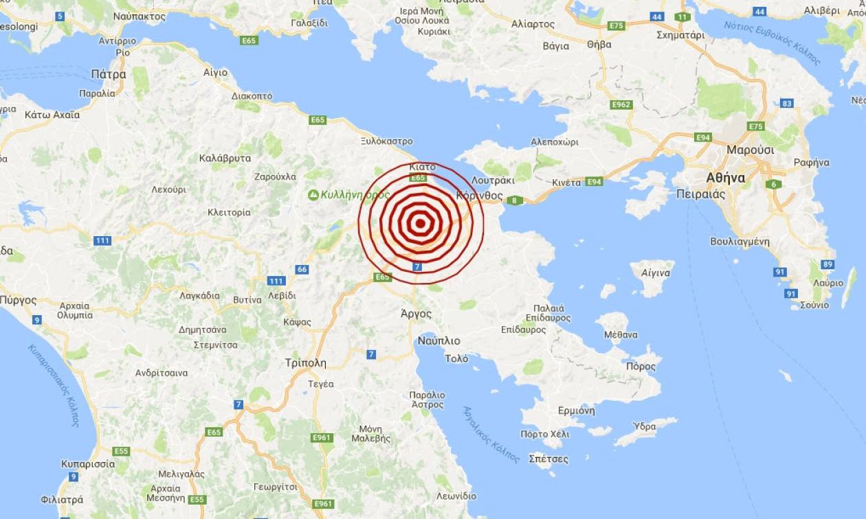 Σεισμός κοντά στην Κόρινθο (pics)