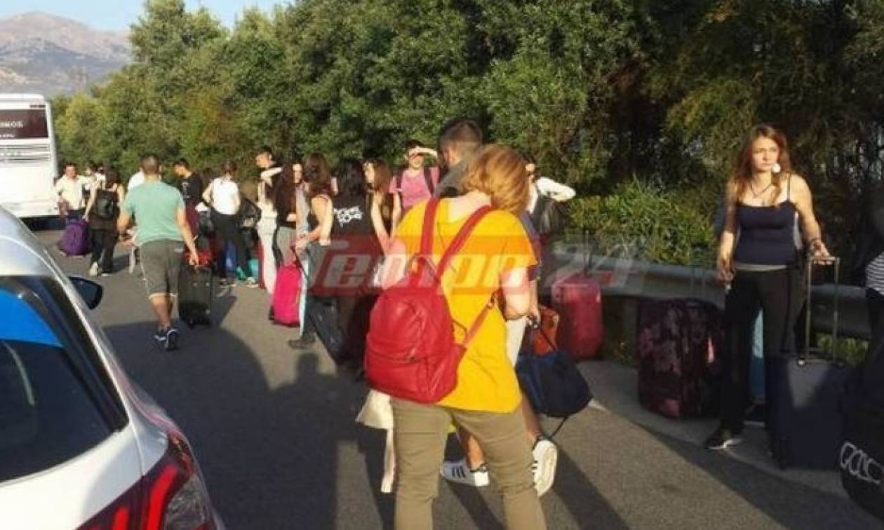 Πάτρα: Σε ξενοδοχείο του Ρίου οι μαθητές που επέβαιναν σε λεωφορείο που τυλίχθηκε στις φλόγες