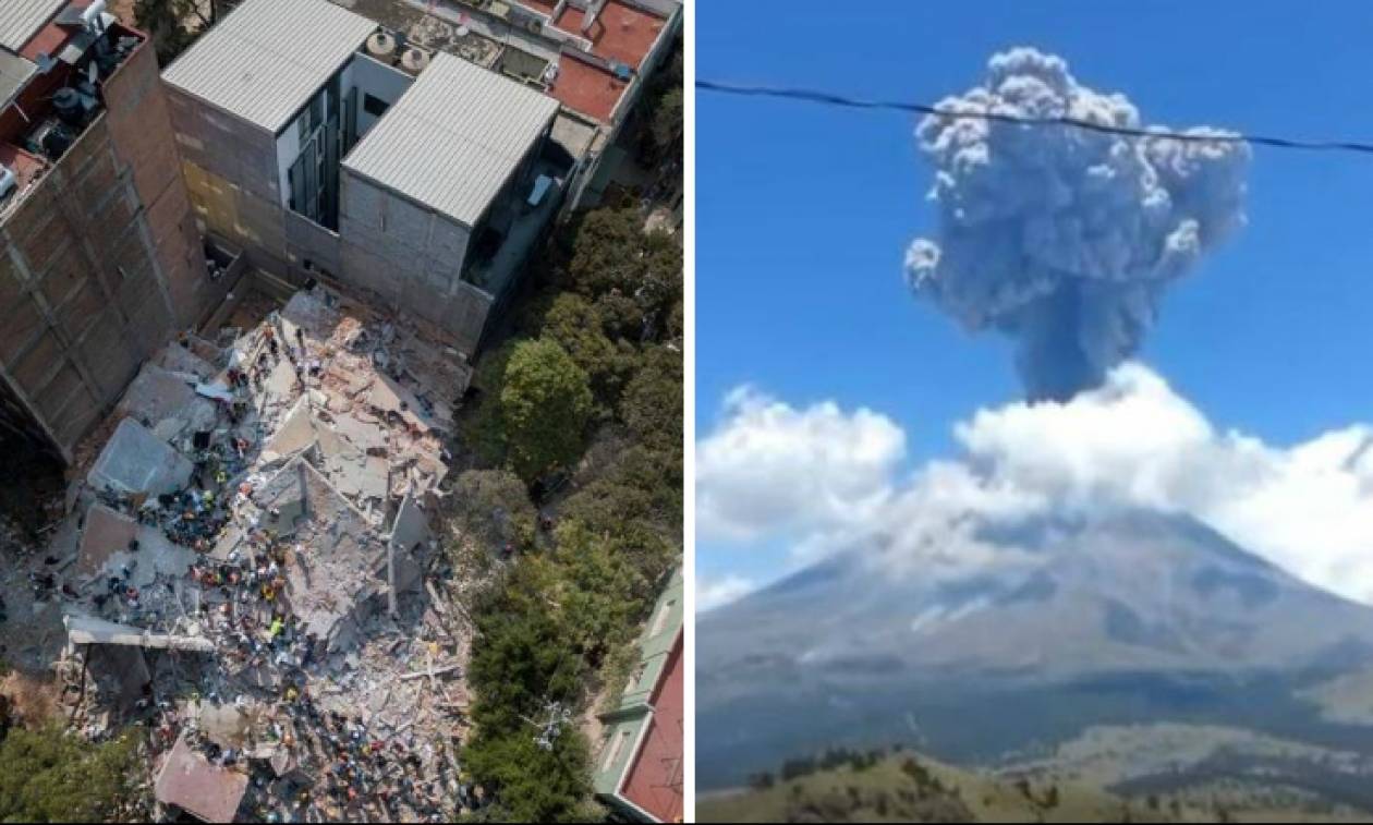 Τρόμος στο Μεξικό: Ο φονικός εγκέλαδος ξύπνησε μεγάλο ηφαίστειο (video)