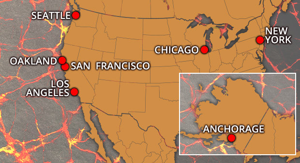 A map showing cities to avoid if Nibiru arrives 1079894