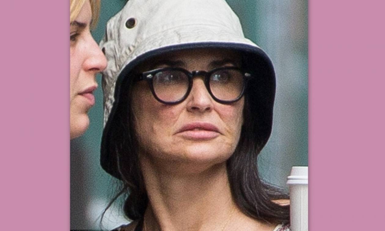 Είδαμε το πρόσωπο της Demi Moore χωρίς photoshop και ...