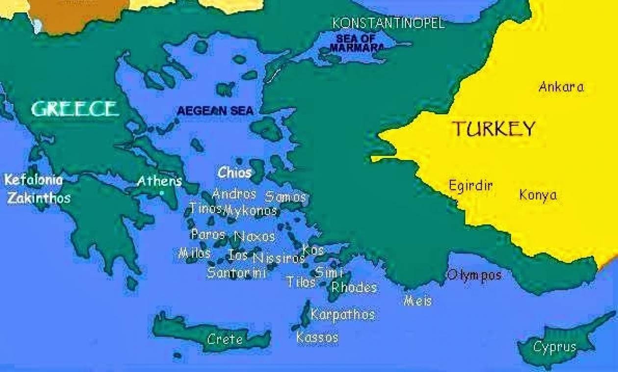 Νέα τουρκική πρόκληση: «Η Ελλάδα κατέχει παράνομα νησιά» (pics)