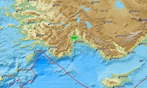 Turquie: tremblement de terre 4.9 Richter à Antalya