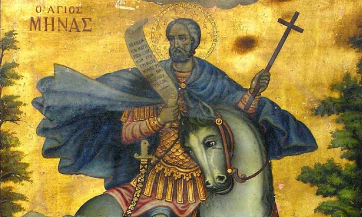 Το θαύμα του Αγίου Μηνά: Ο ασπρομάλλης ιππέας που κραδαίνοντας το ξίφος έδιωξε τους Τούρκους σφαγείς